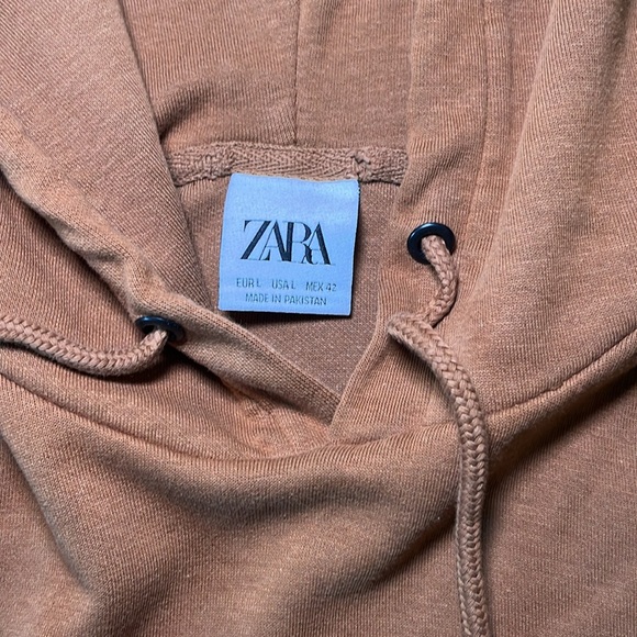 Brown and white Zara Hoodie - Picture 3 of 6